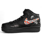 AIR FORCE 1 HIGH "JUST" NEGRU